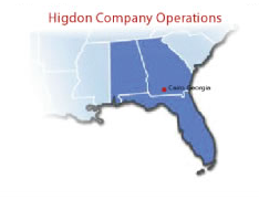 Service area: Alabama, Georgia and Florida. Headquartered in Cairo Georiga